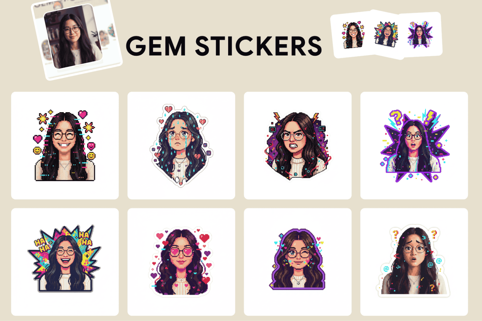 9 Viral Gemini Stickers Made with Nano Banana Templates