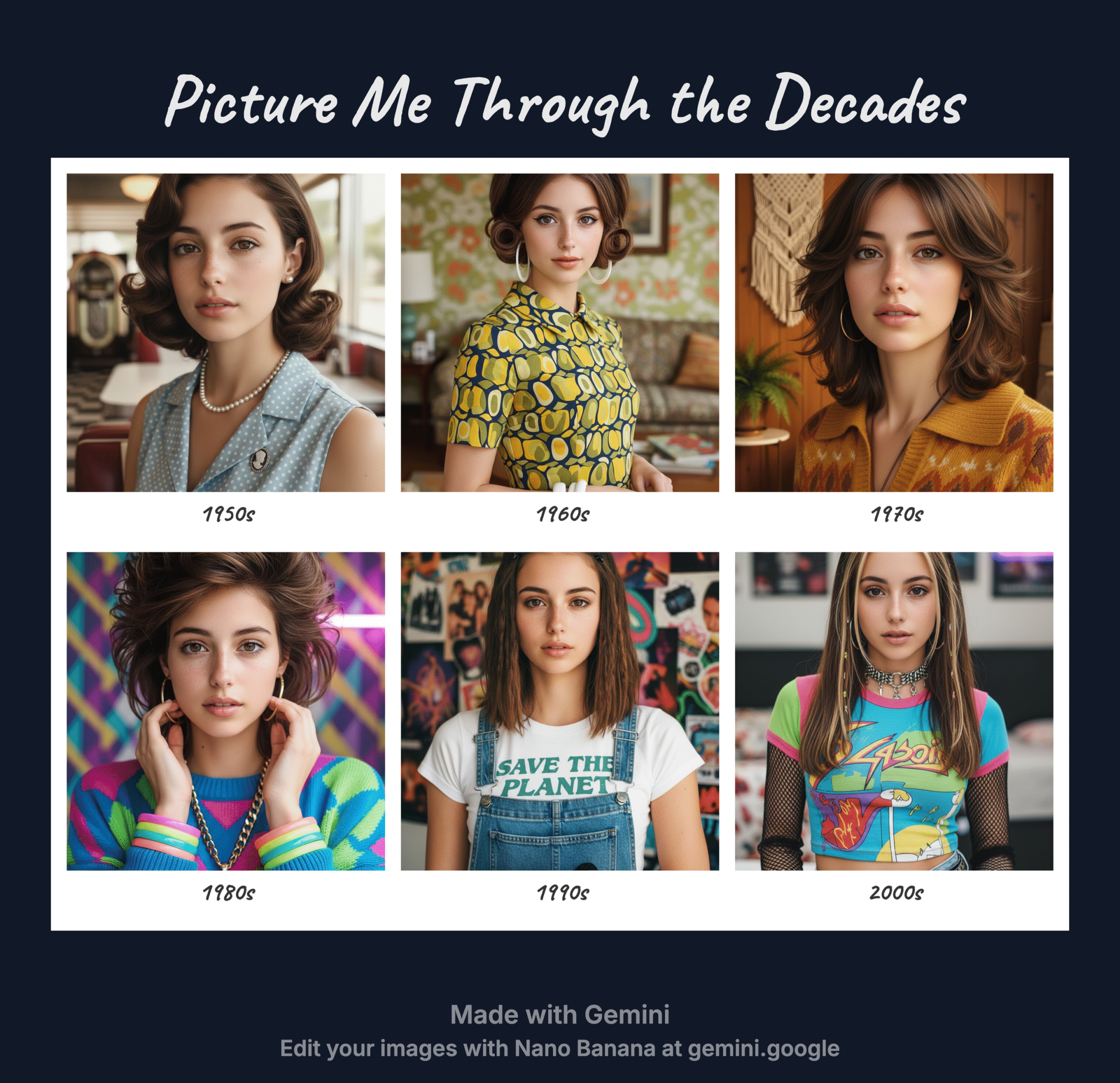 google gemini ai photo trending prompt