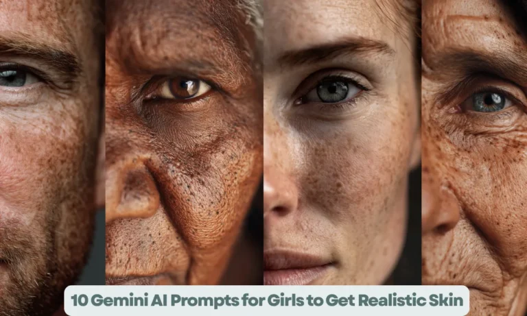10 Gemini AI Prompts for Girls to Get Realistic Skin