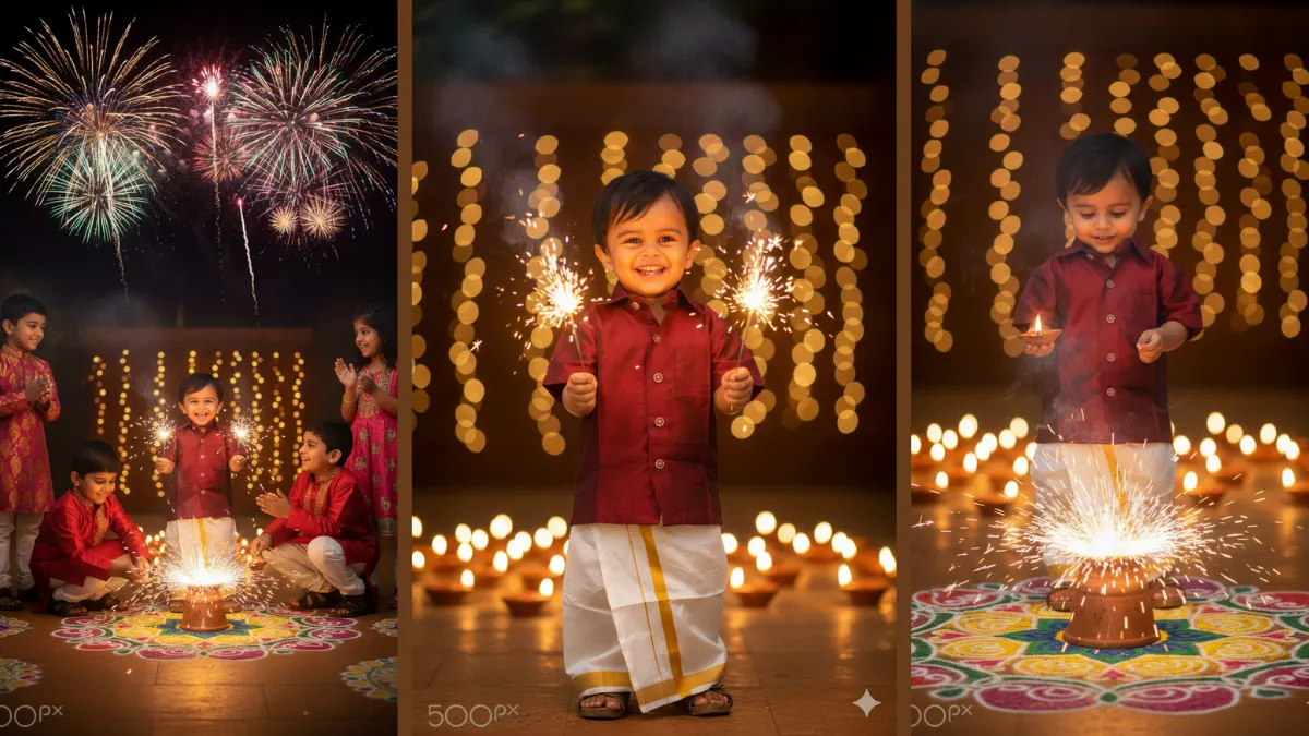 10 Viral Gemini AI Photo Prompts: Copy-Paste Boy Diwali Photos