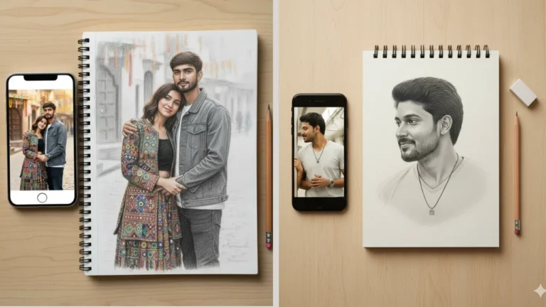 10 Viral Gemini AI Prompts for Pencil Sketch Photo Edits