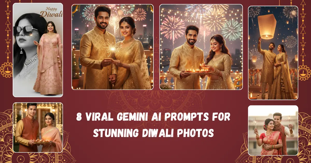 8 Viral Gemini AI Prompts for Stunning Diwali Photos