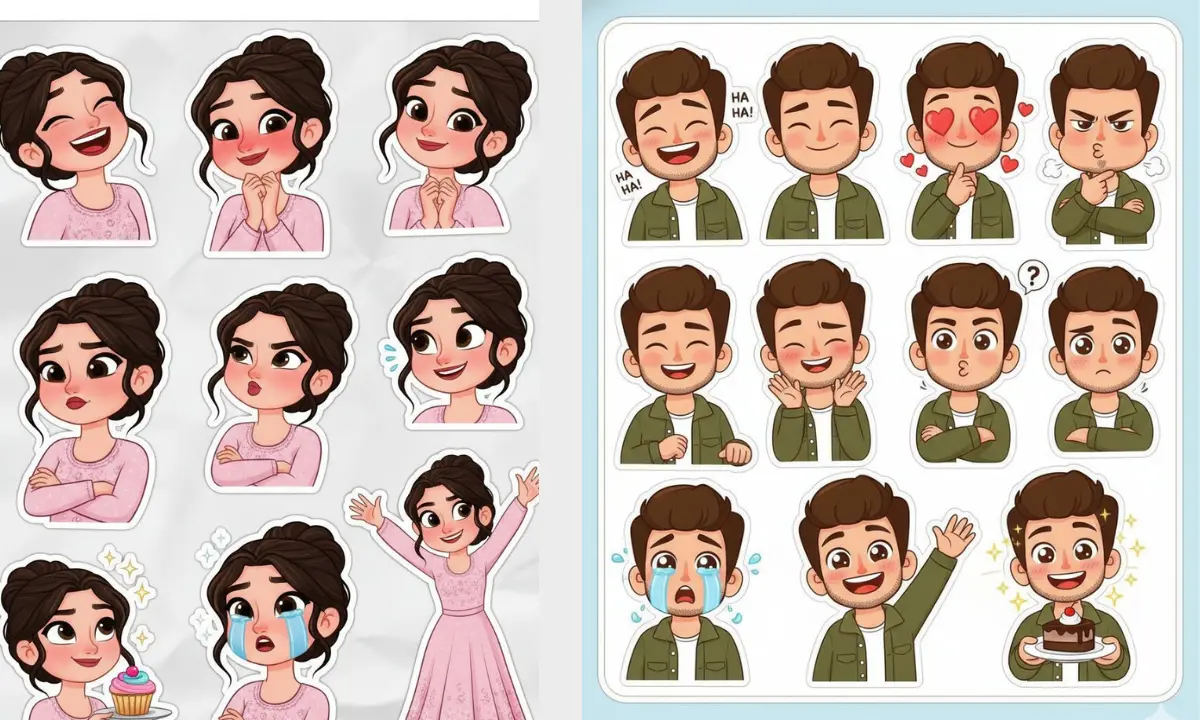 10 Viral Gemini AI Girl Prompts for Sticker Sheets