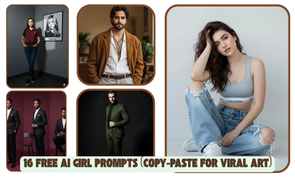 16 FREE AI Girl Prompts (Copy-Paste for Viral Art)
