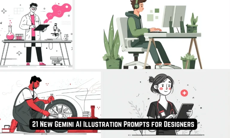 21 New Gemini AI Illustration Prompts for Designers