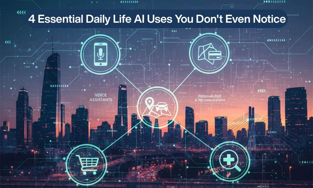 4 Essential Daily Life AI Uses You Don't Even Notice