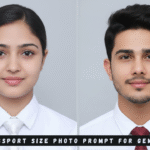 passport size photo prompt for gemini